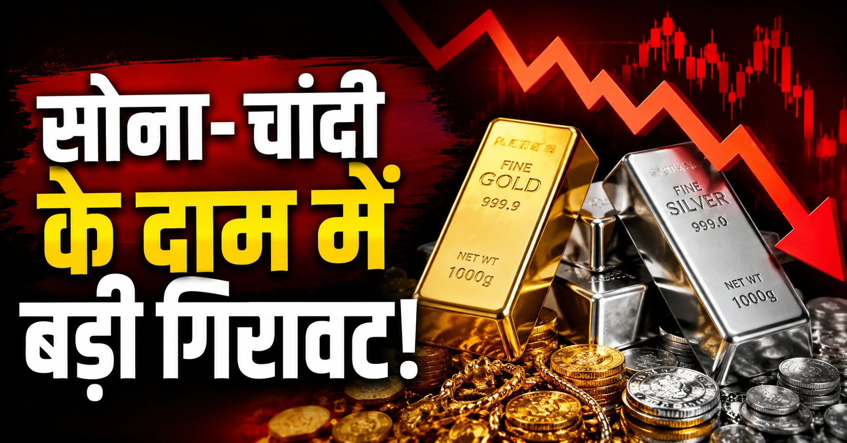 Gold Price Today : सोना-चांदी खरीदने वालों की बल्ले-बल्ले! एक हफ्ते में ₹2,106 सस्ता हुआ सोना, चांदी भी ₹11,250 लुढ़की