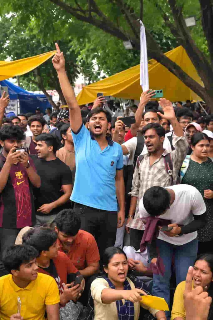 Student Protest at Jantar Mantar